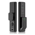 قفل باب خشب كاميرا