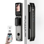 قفل خشب خارجي كاميرا